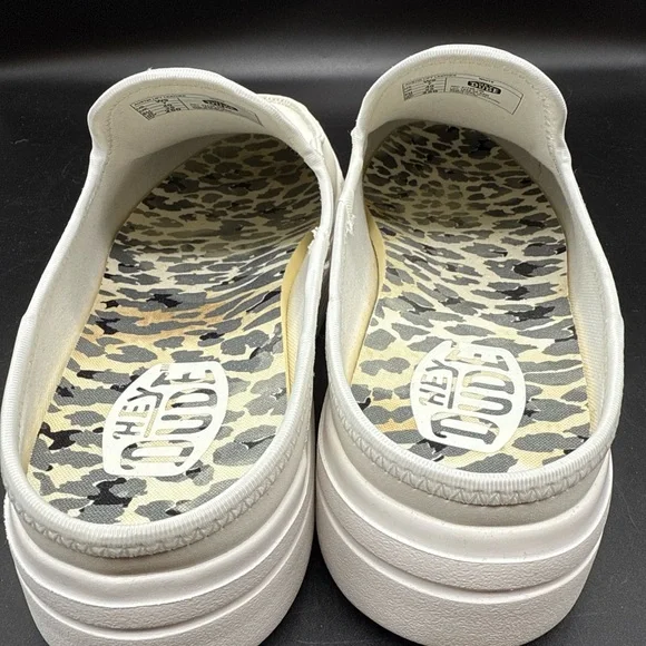 Hey Dude Womens Austin Lift Leather White 9- NWOB - Picture 5 of 6